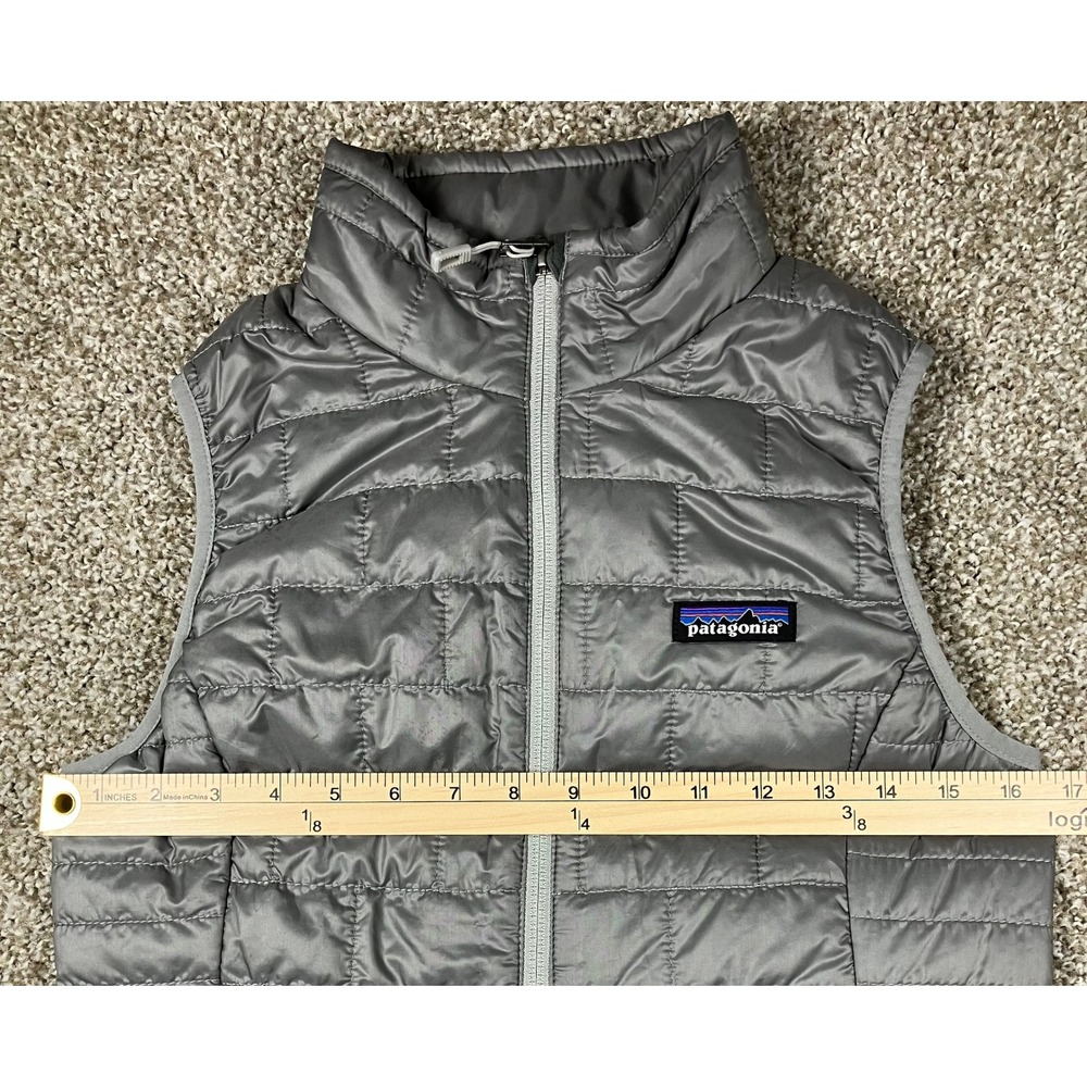Patagonia Womens Nano Puff Vest Gray Quilted PrimaLoft Insulated XS 84247 - Picture 10 of 11